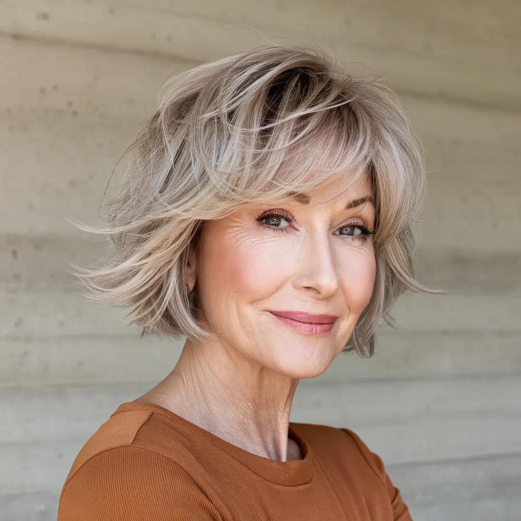 Electrifying Cobalt A-Line Bob