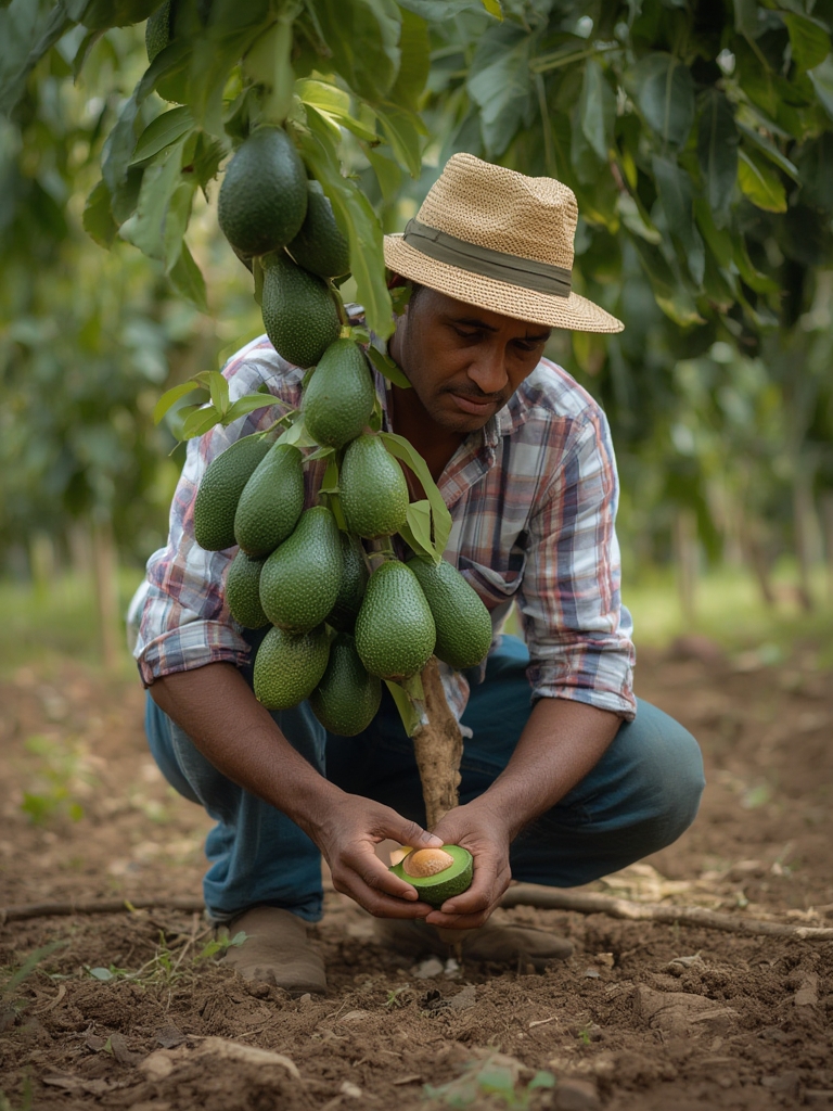 Avocado growing process