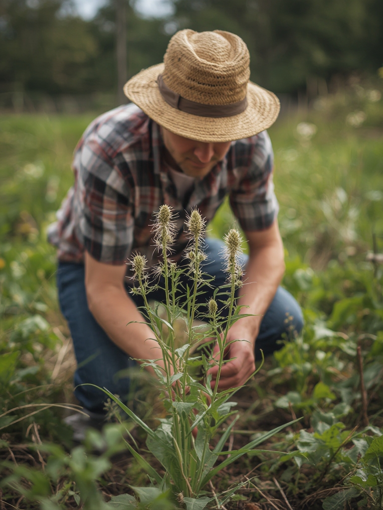 Hairy vetch in bloom