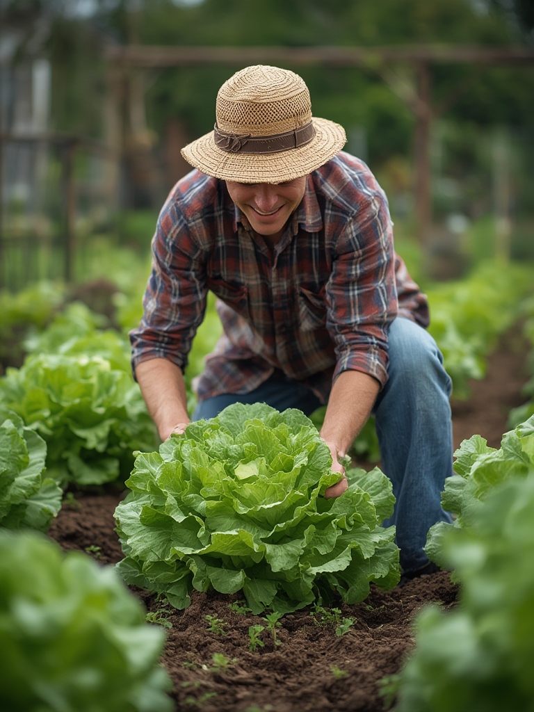 Lettuce growing stages