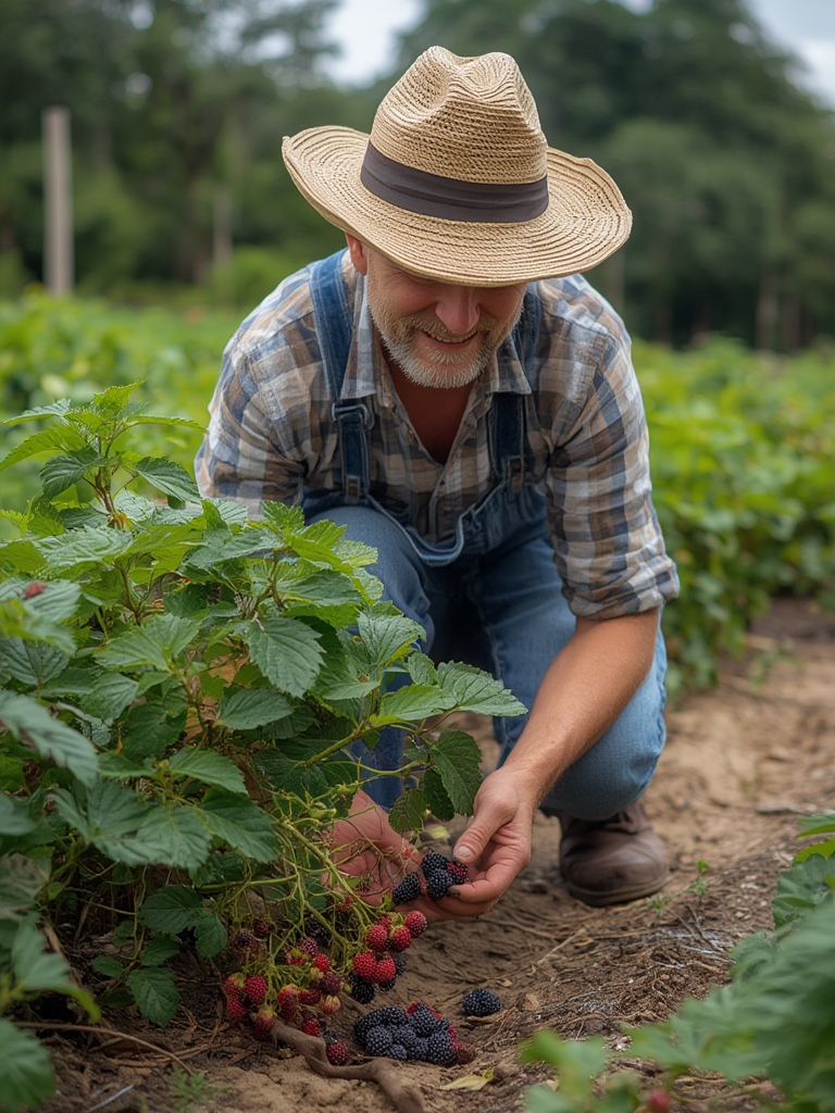 Raspberries and Blackberries