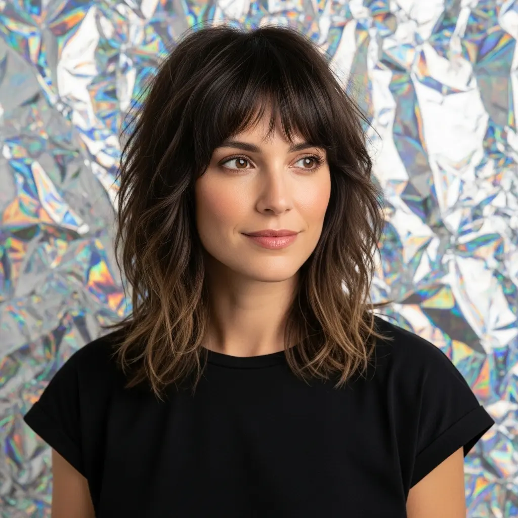 #1 Textured Medium Shag with Fringe