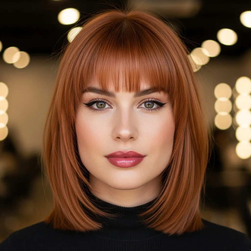 #10 Textured Lob with Bangs