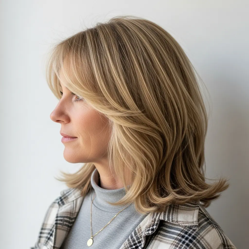 #10 Medium Hair with Chunky Layers