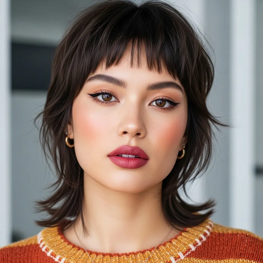 #11 Choppy Curved Bangs