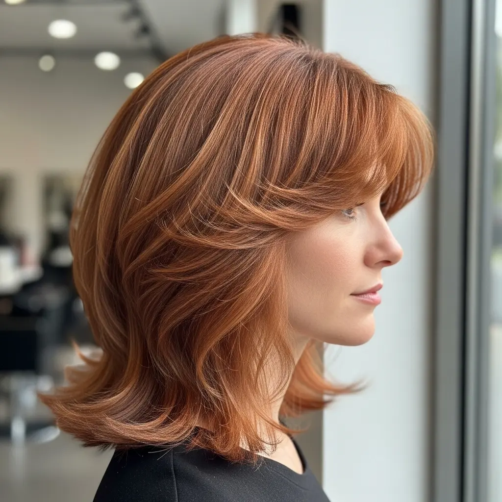 #18 Shoulder-Length Airy Layered Hair