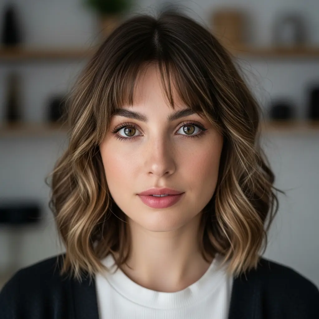 #20 Sandy Brown Mid-Length Hair