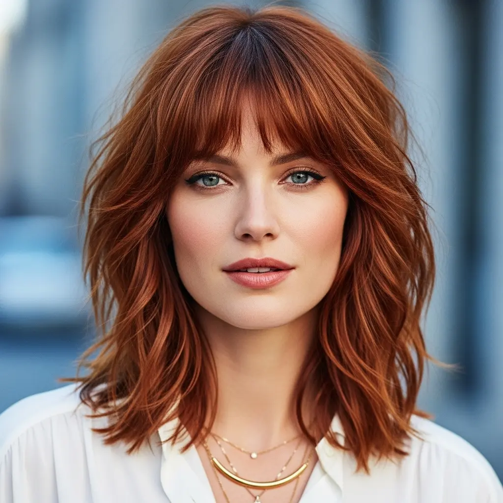 #3 Auburn Medium Shag