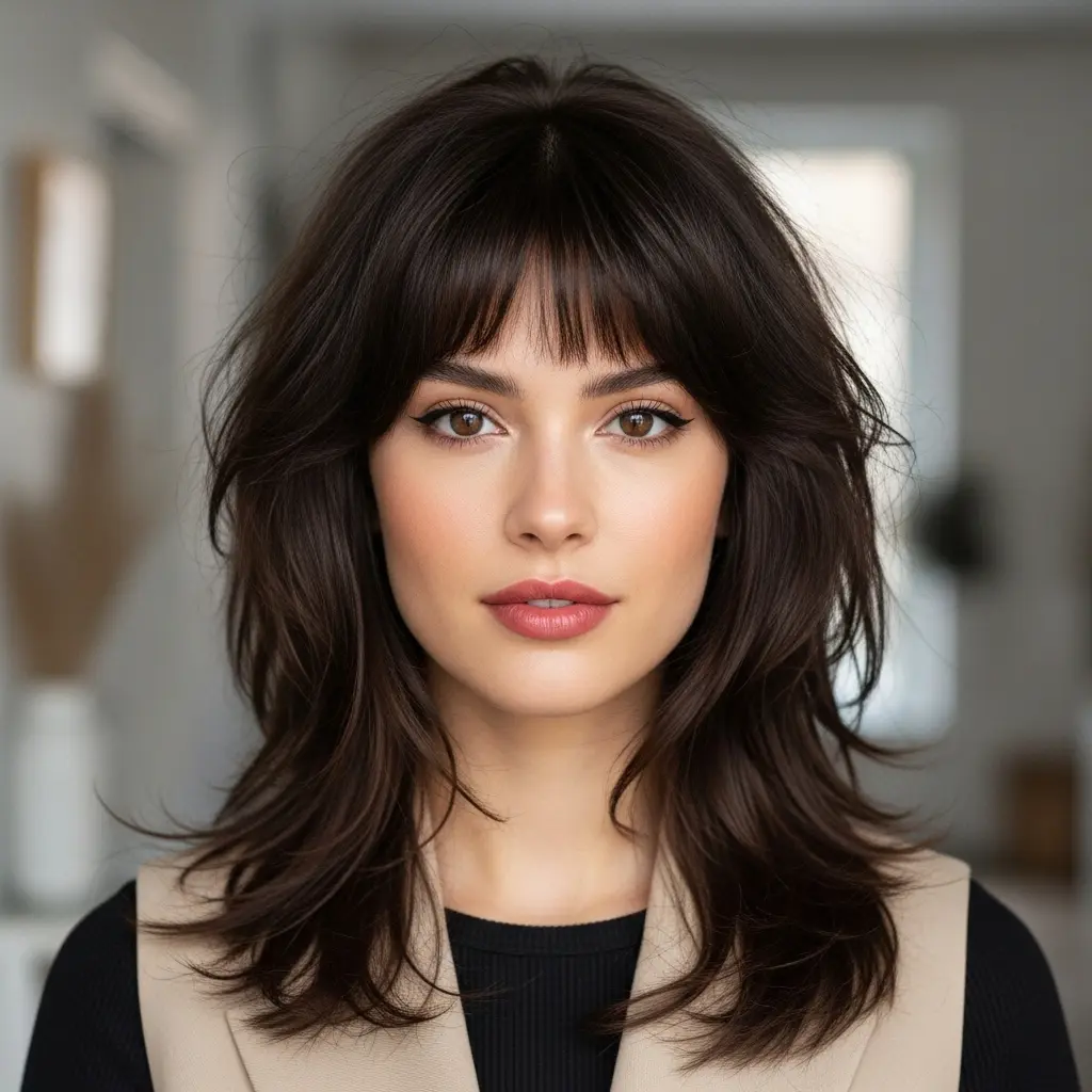 #4 Choppy Bottleneck Bangs