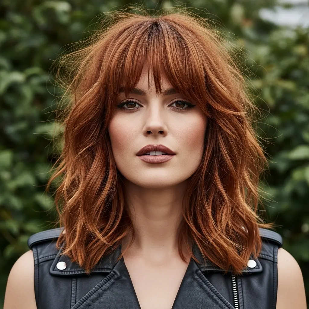 #6 Rock-Inspired Thick Bangs