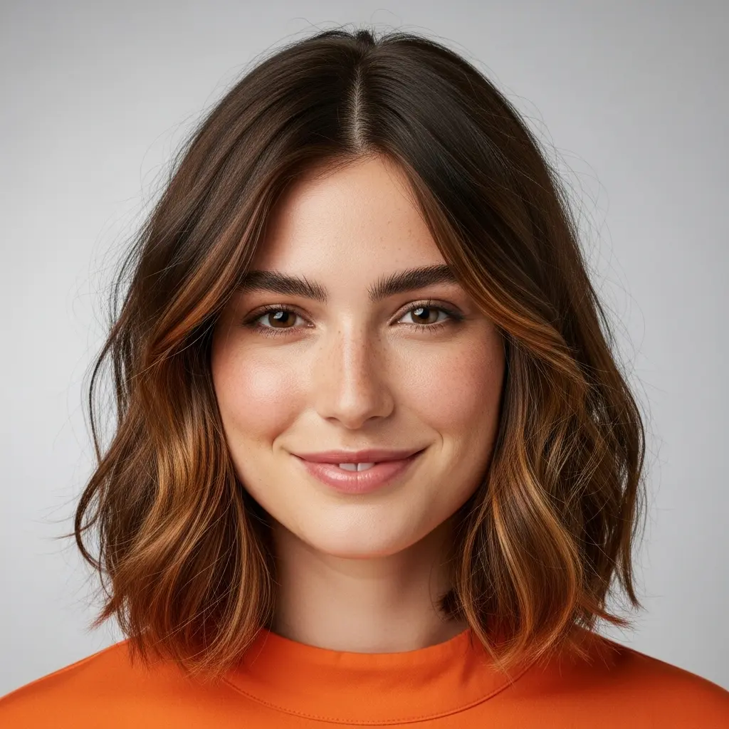 #7 Medium Length Shag with a Wavy Undone Texture