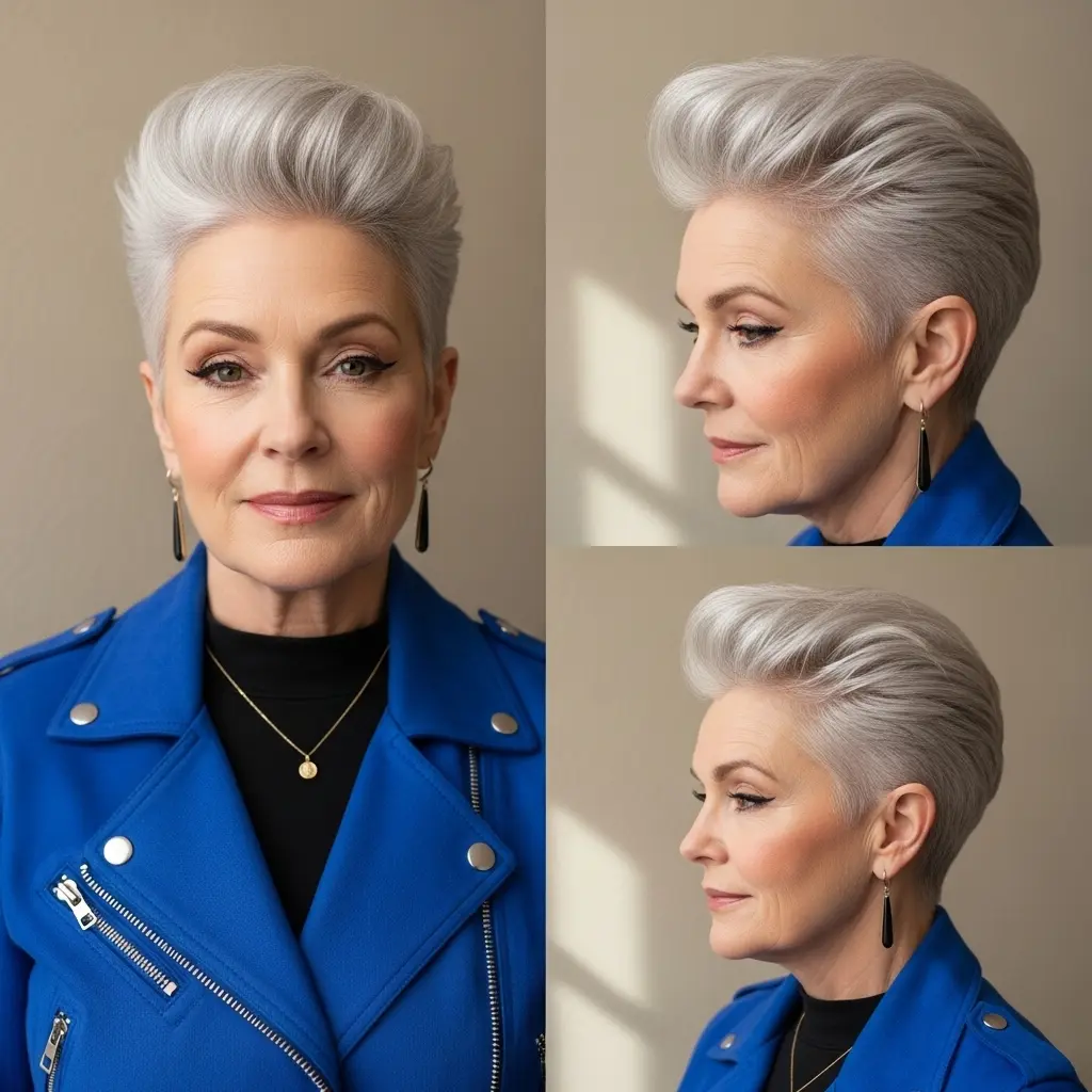 #1 Funky Pompadour for Women