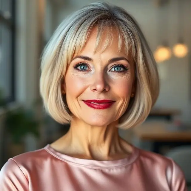 #1 Classic Bob with Contemporary Bangs