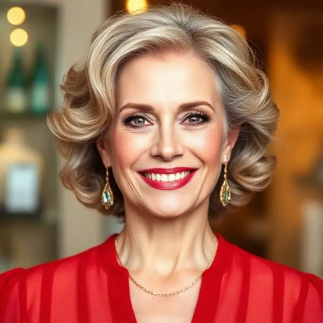 #11 Short Curly Style with Bangs