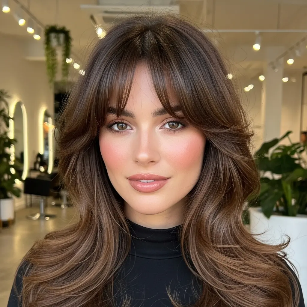 #11 Long Layers and Bangs