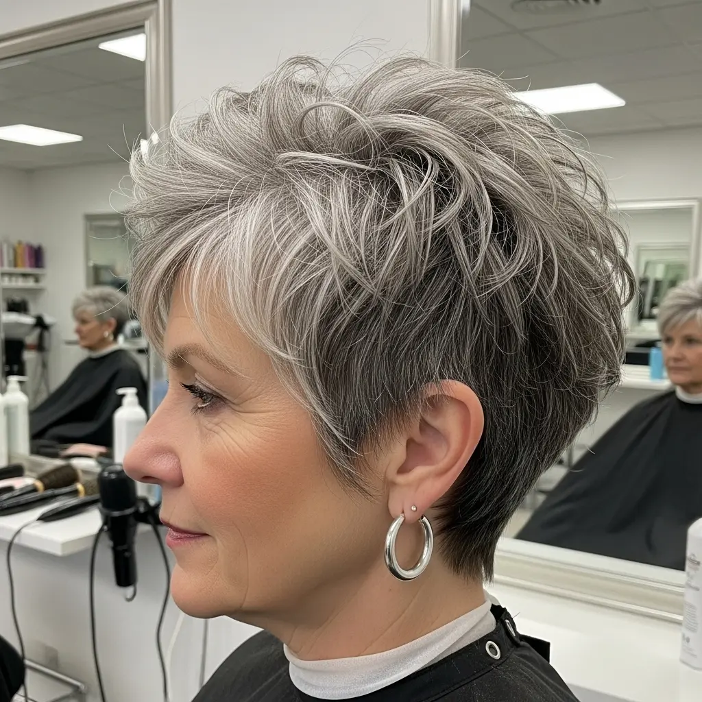 #12 Youthful Short Spiky Pixie