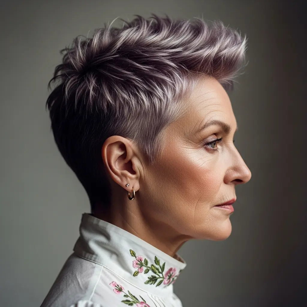 #13 Tapered Mauve Edge Cut