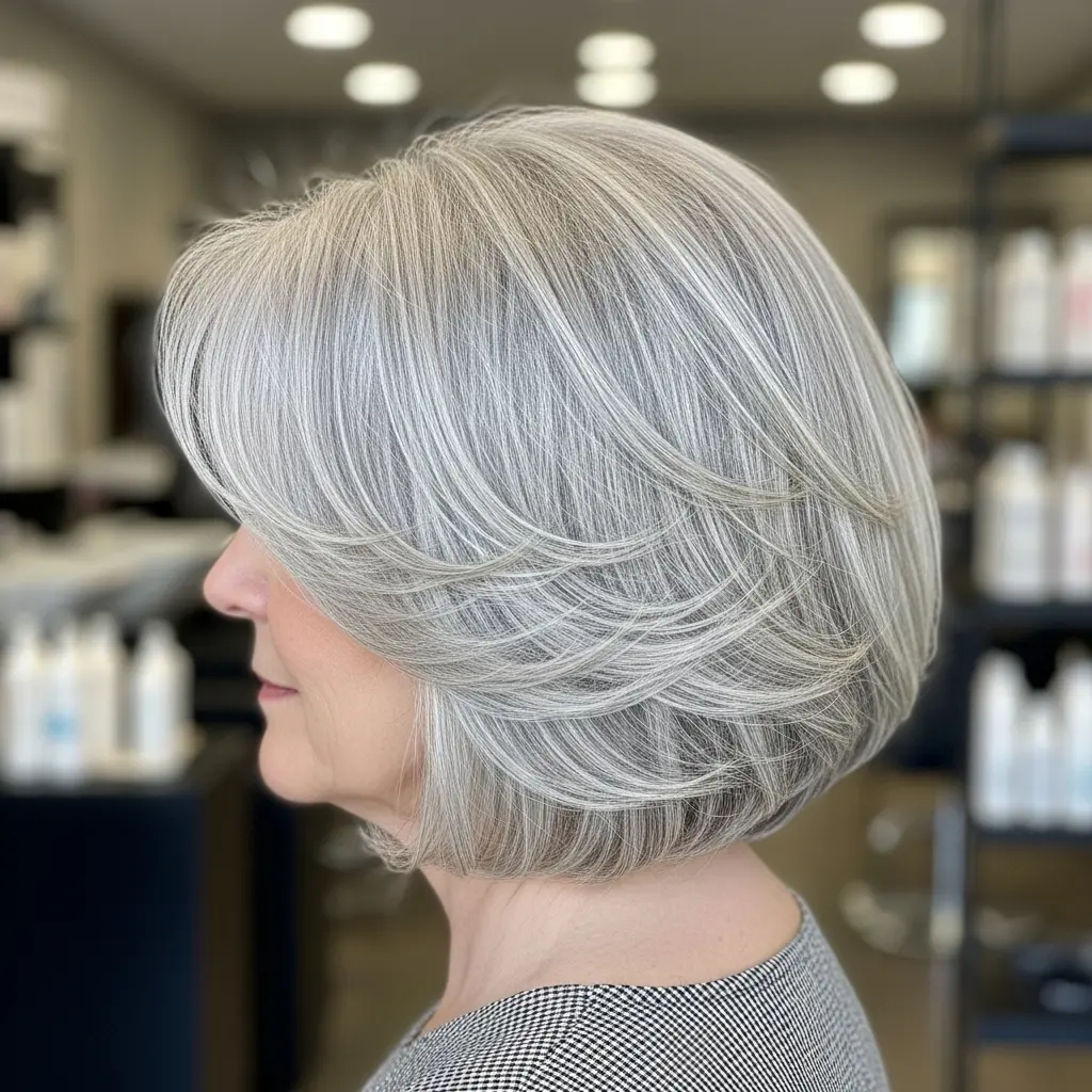 #13 Wispy Bob Cut with Razored Layers