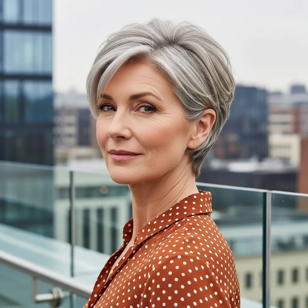 #13 Layered Pixie with Feathered Crown