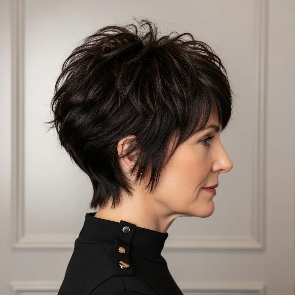 #14 Younger Looking, Edgy, and Stylish Shag Cut