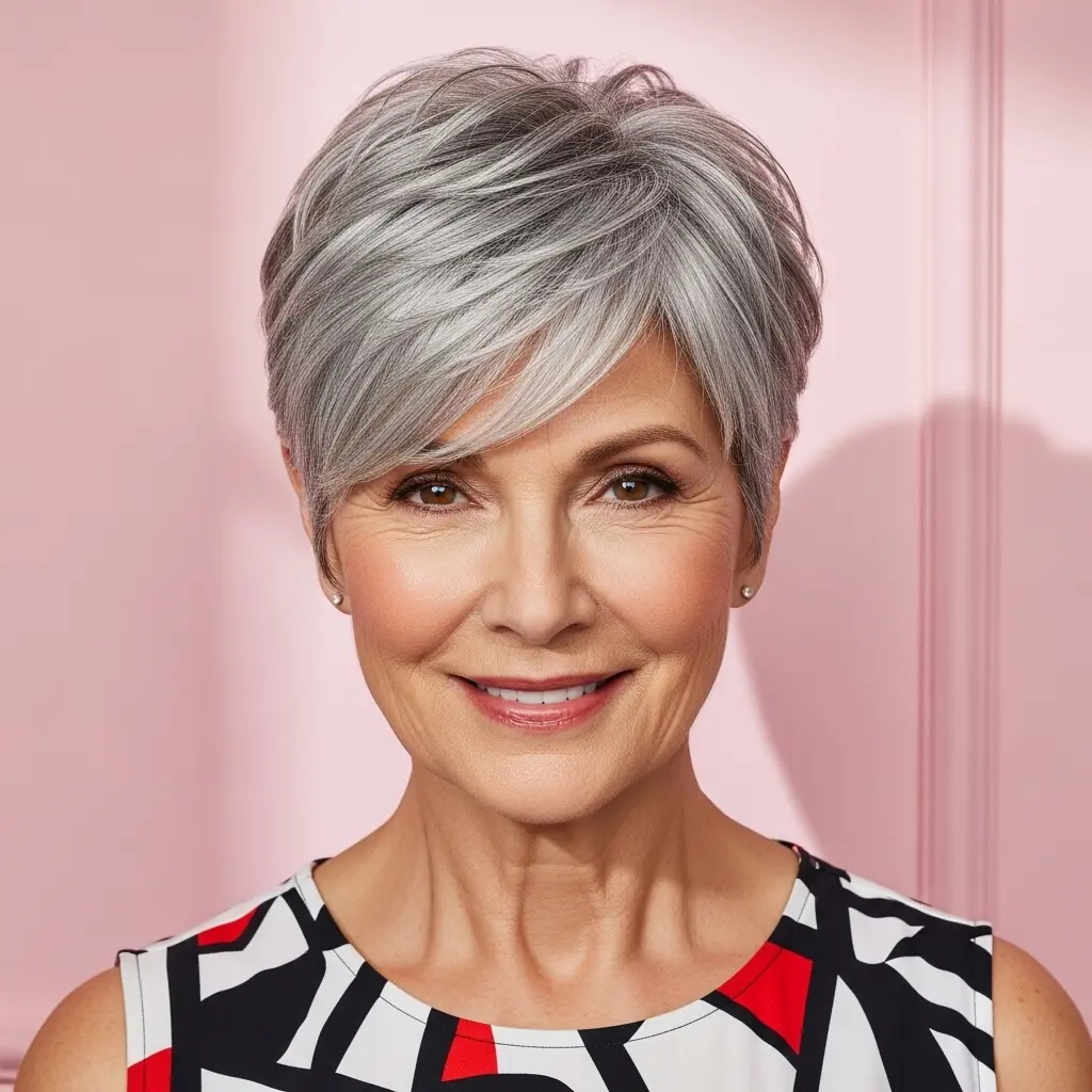 #14 Short Pixie Hair with Choppy Bangs