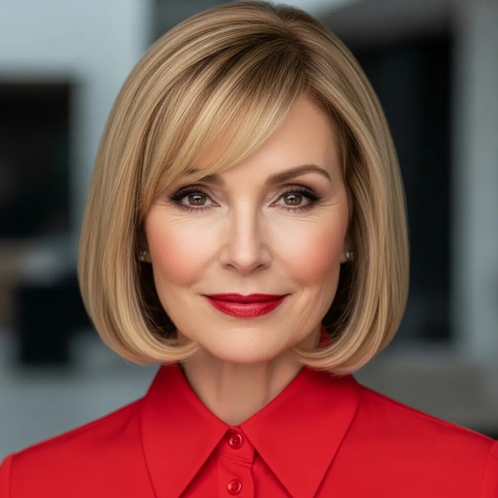 #14 Medium Bob with Trendsetting Bangs