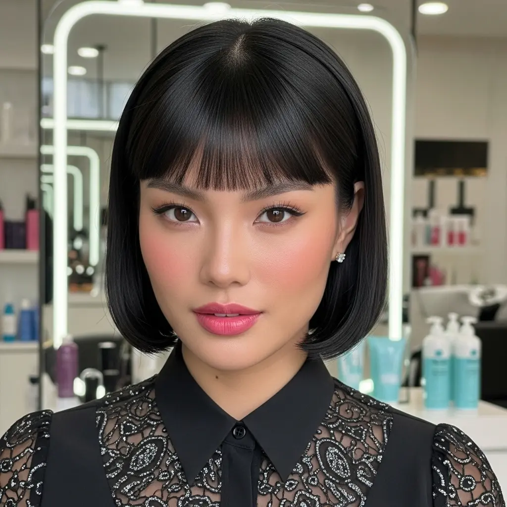 #15 Korean Style Bangs