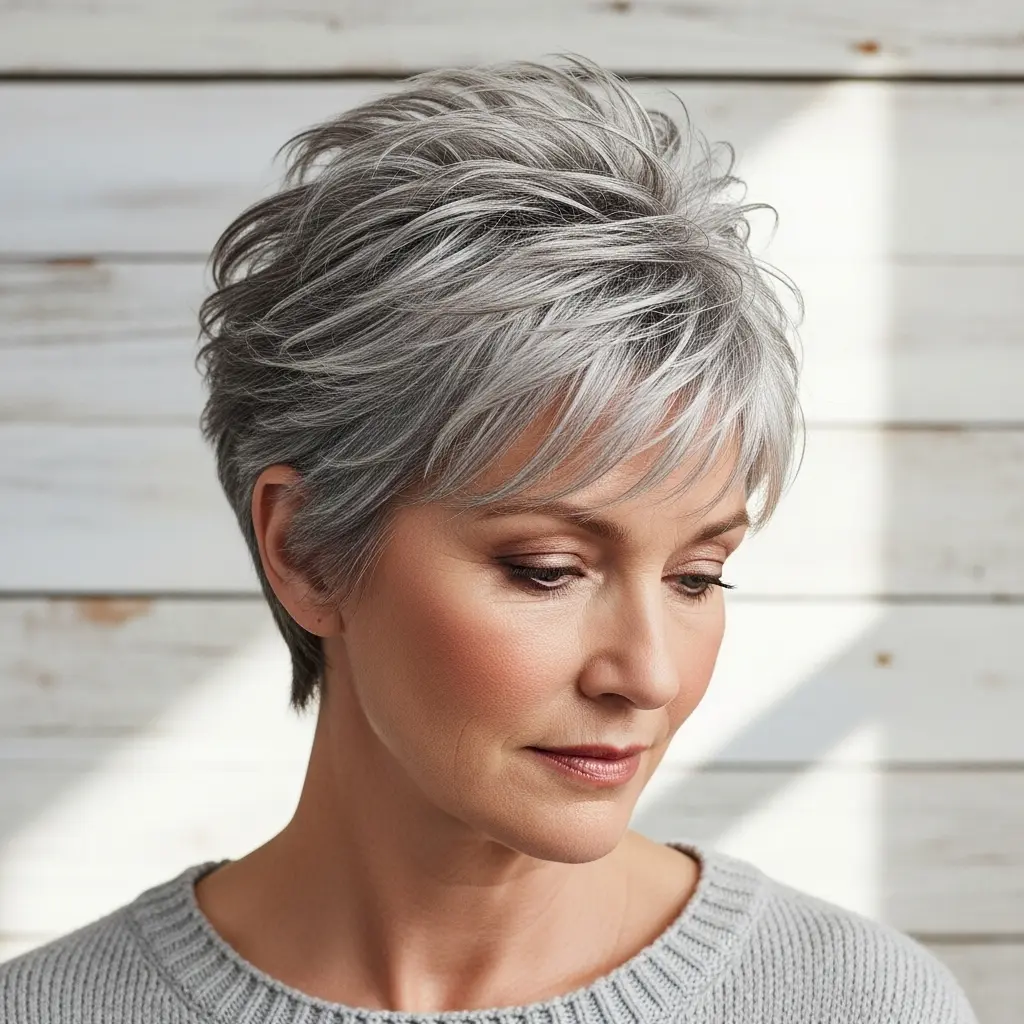 #16 Messy Pixie with Spiky Top