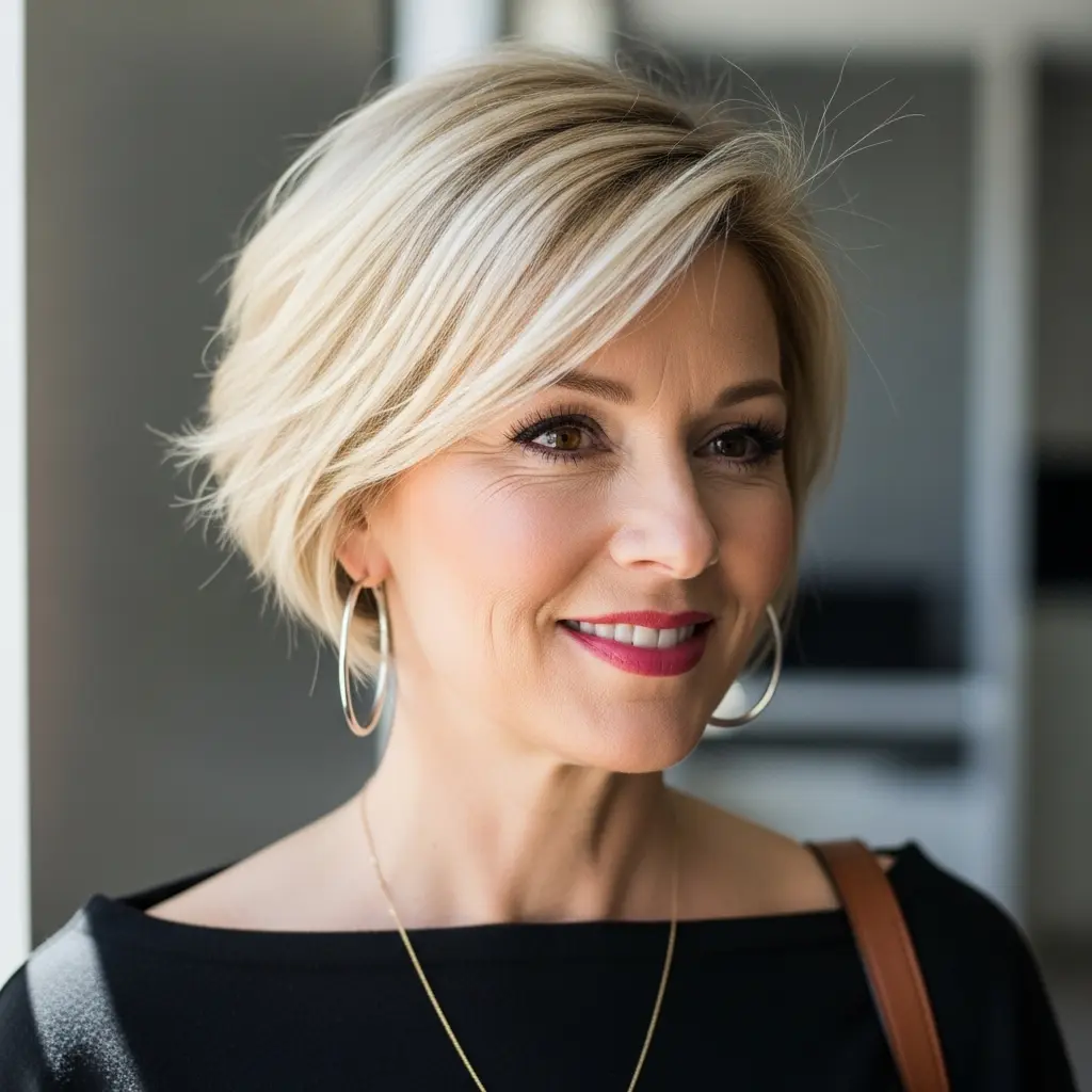 #16 Texturized Choppy Bob for Finer Locks