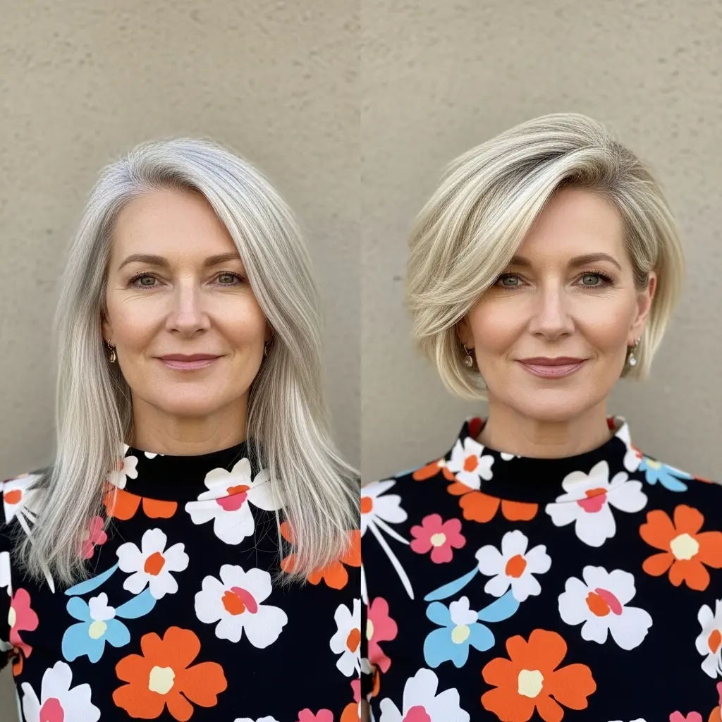 #16 Side Parted Makeover