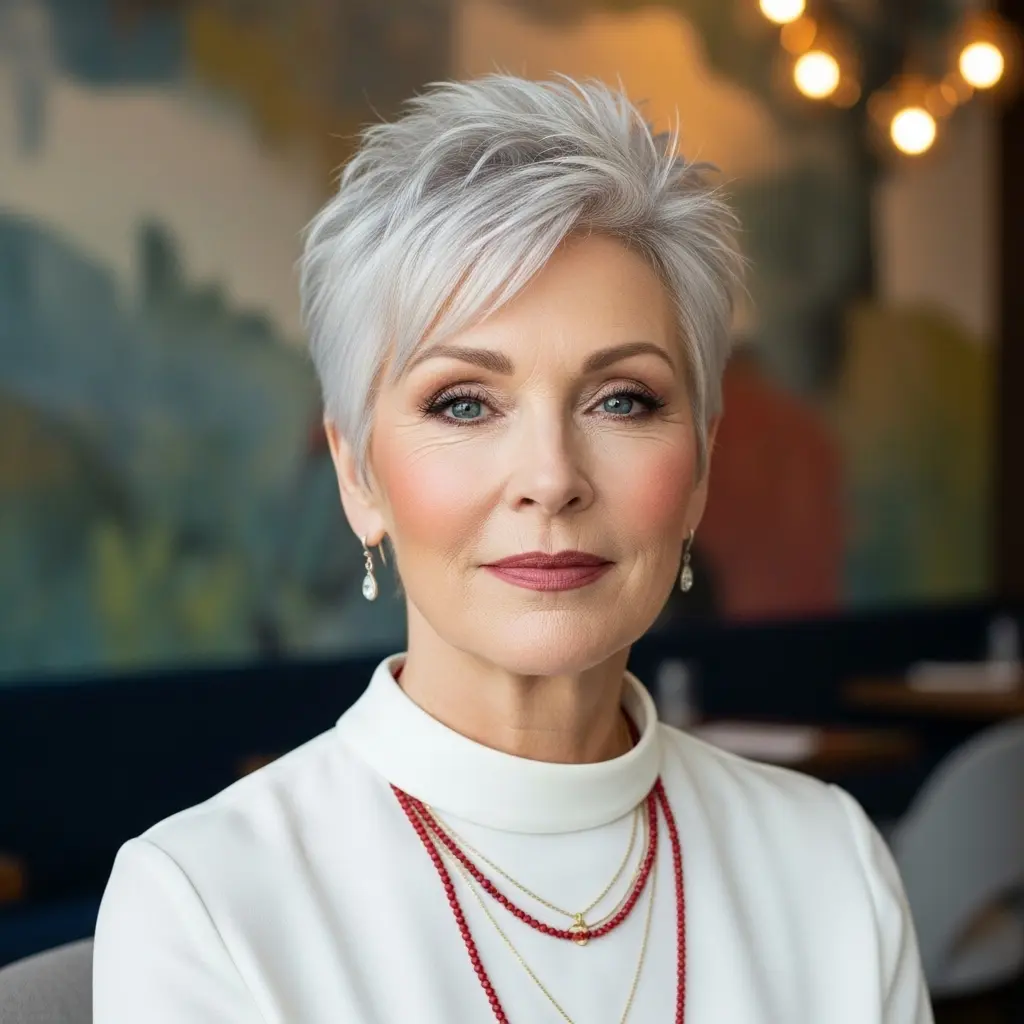 #2 Low-Maintenance Spiky Pixie