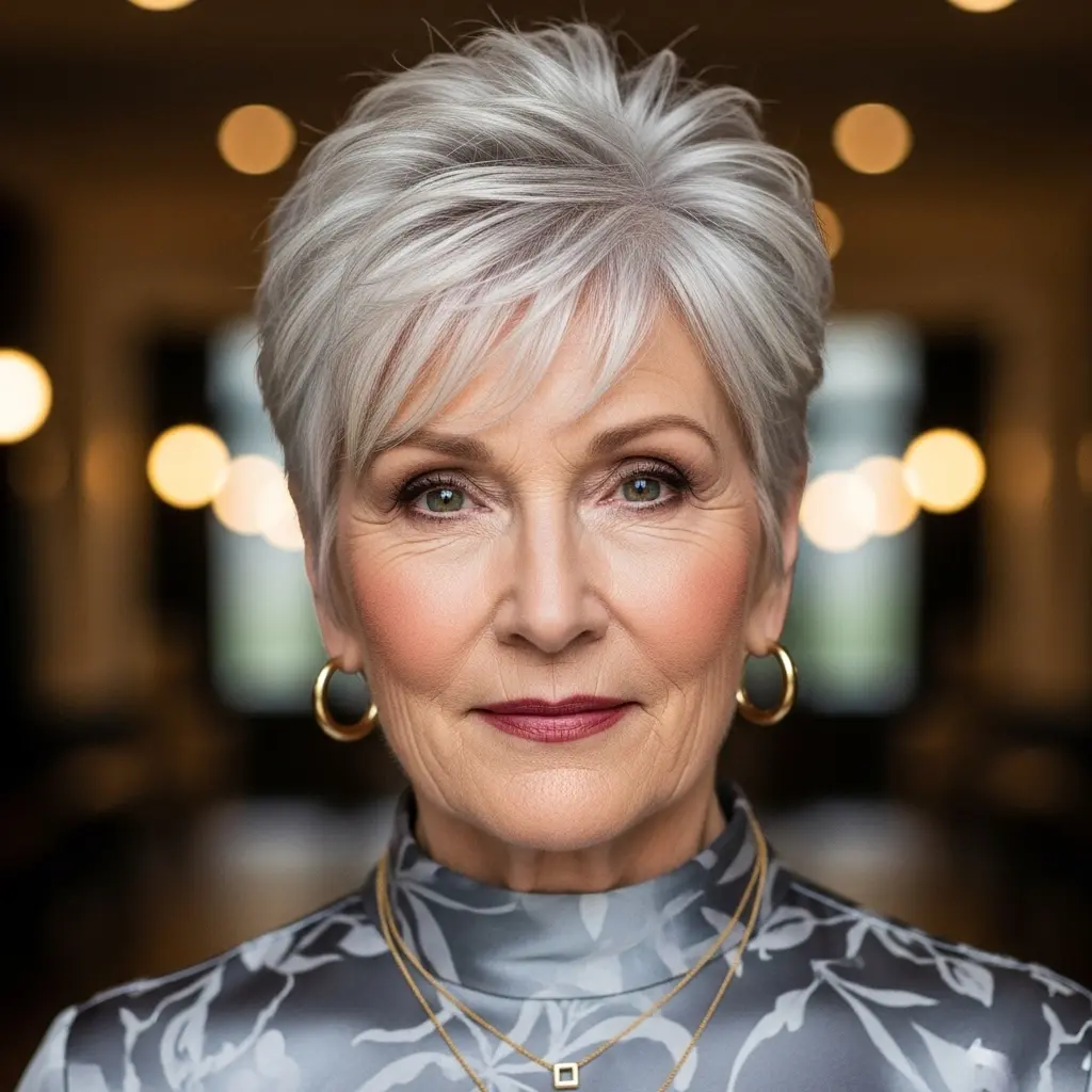 #20 Spiky Pixie for Short Hair