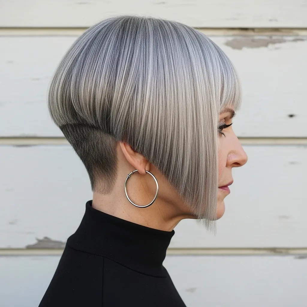 #23 Very Short Undercut Bob