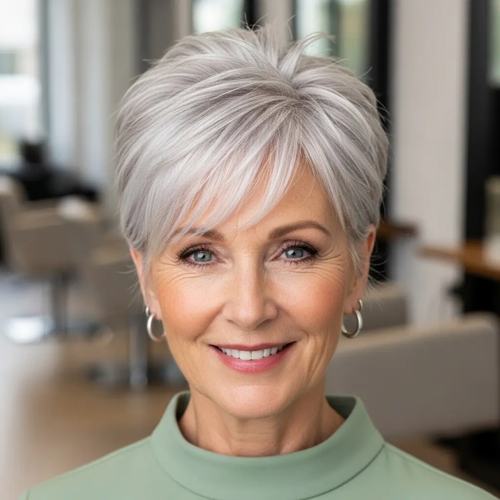 #23 Spiky Pixie with Wispy Bangs