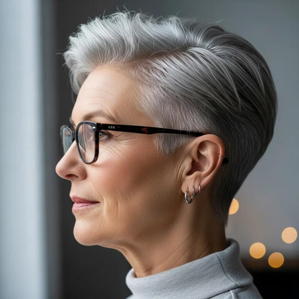 #23 Edgy Pixie for Fine Hair