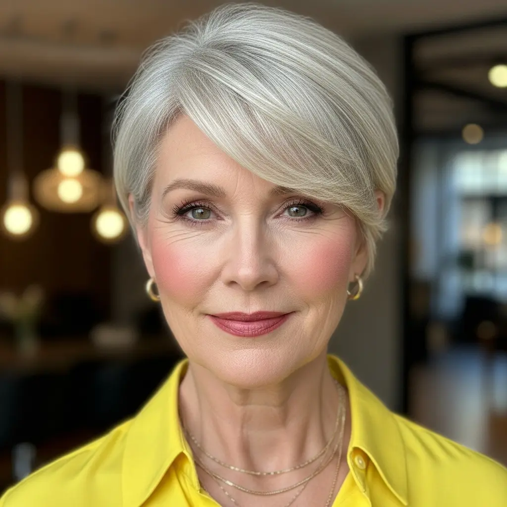 #3 Short Layered with Wispy Bangs