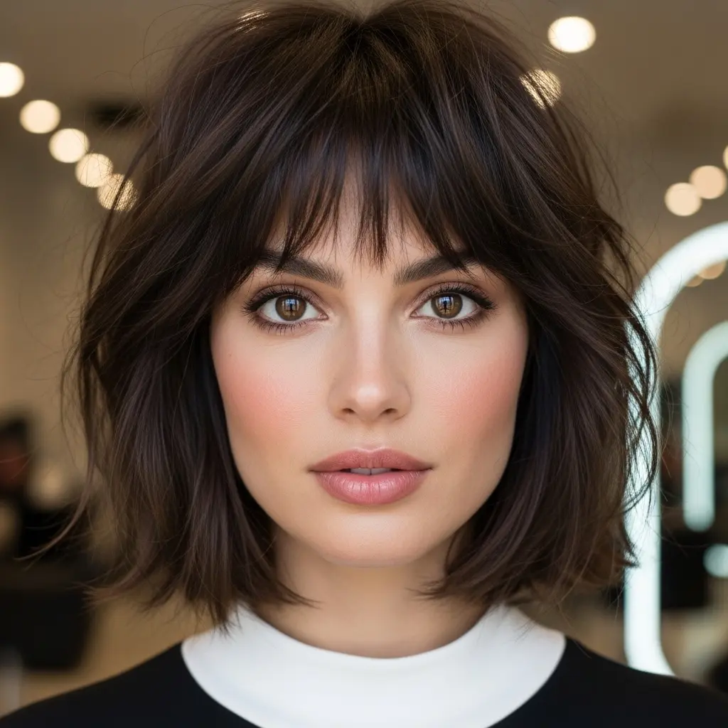 #5 Shaggy Bob with Bangs