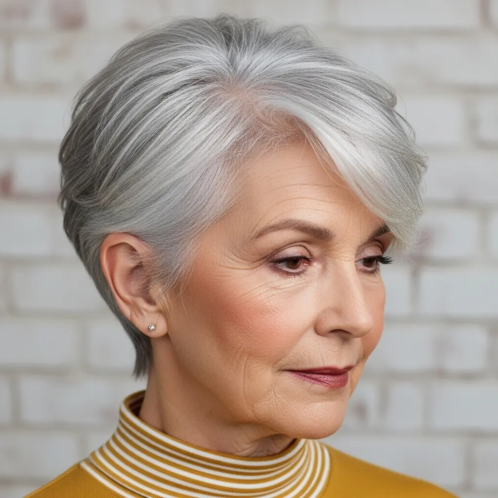 #6 Long Pixie for Thin Hair