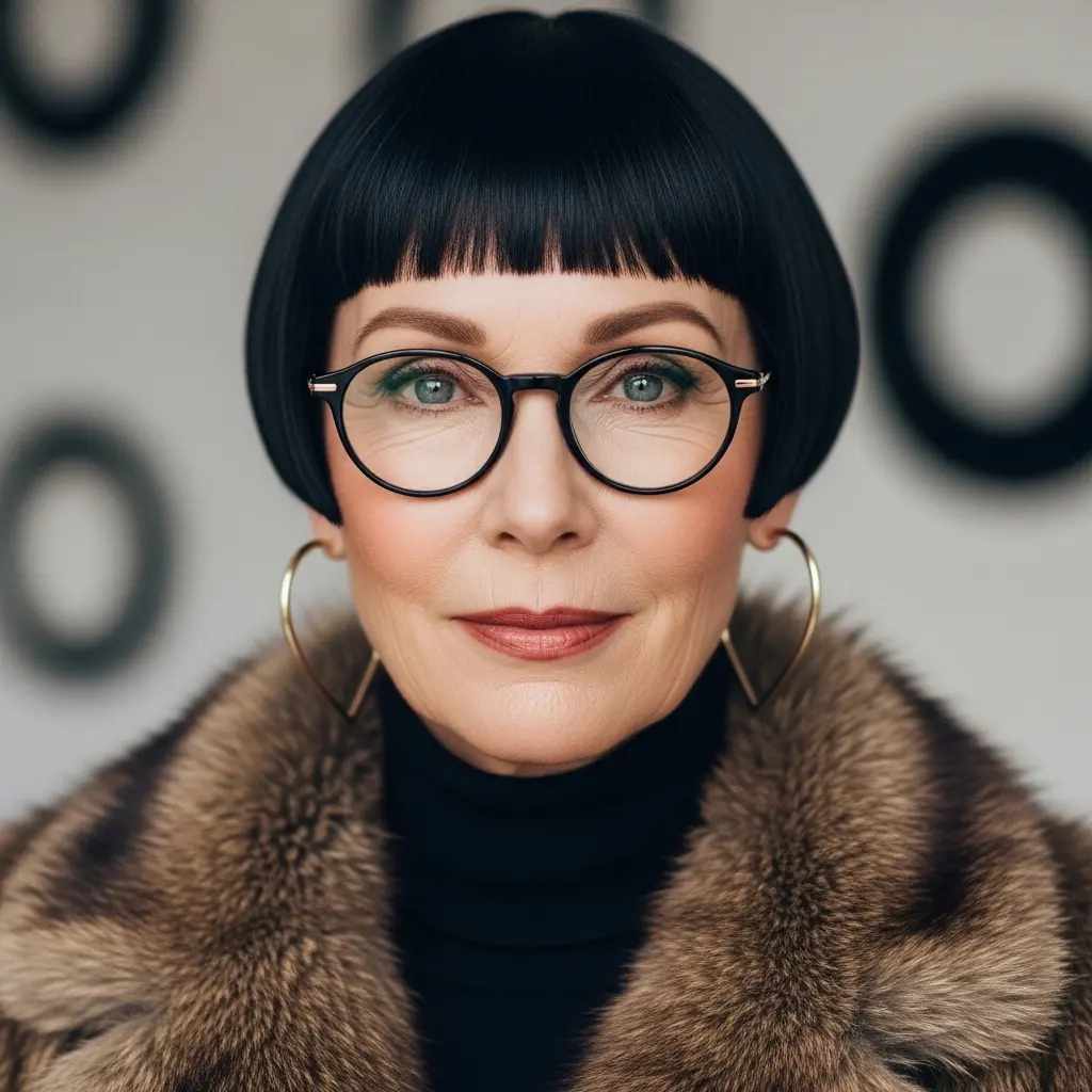 #6 Concave Bob with Micro Bangs