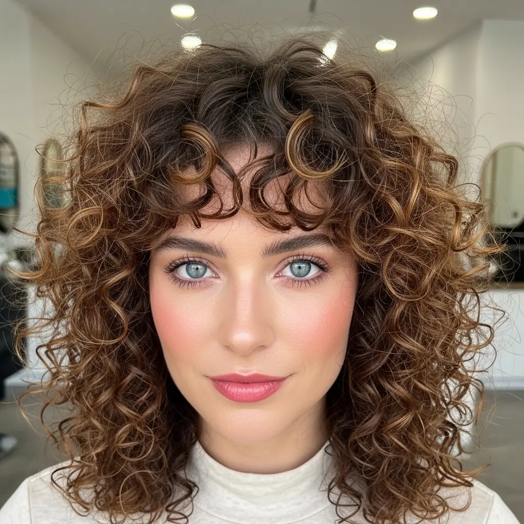 #7 Curly Bangs