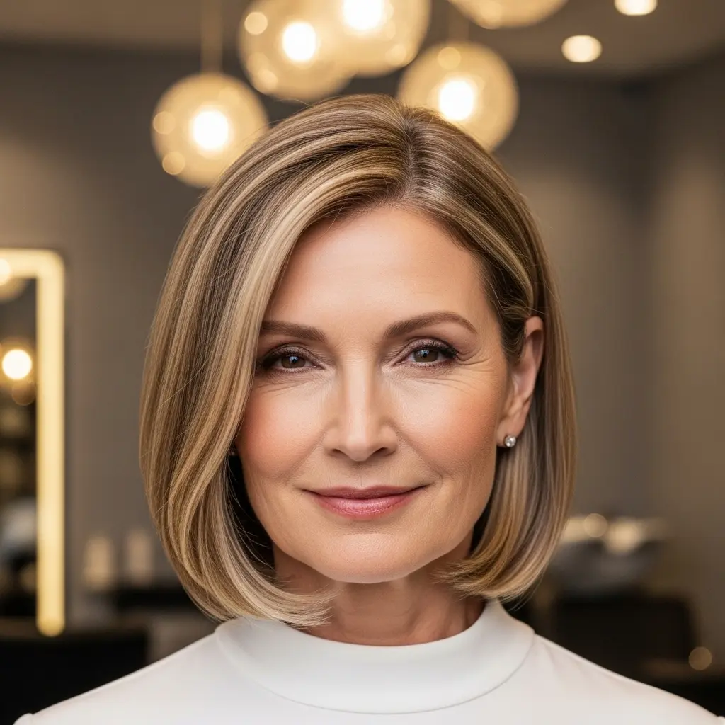 #8 Youthful Hairstyle for Women at an Elegant Age