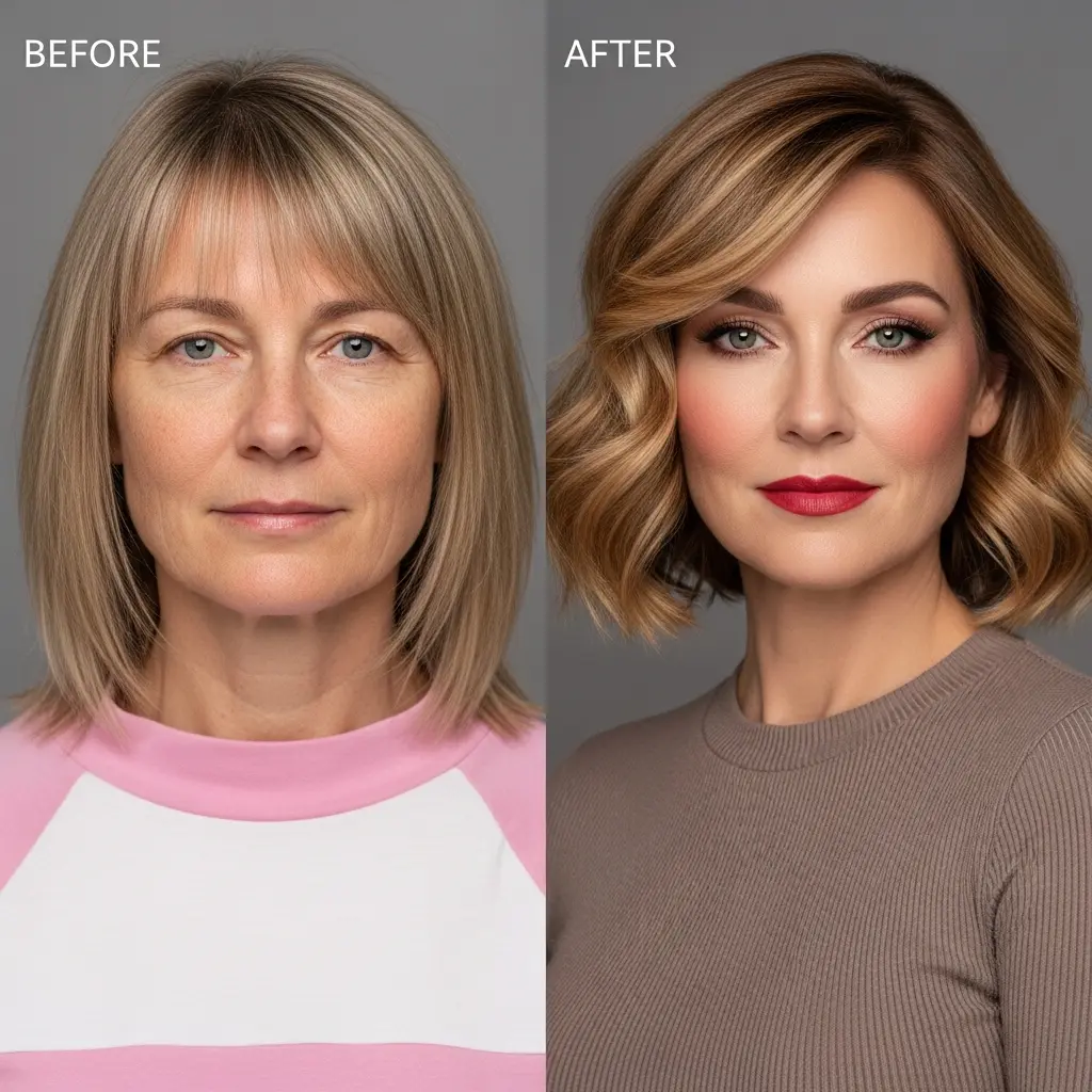 #9 Neck-Length Bob for Thick Hair