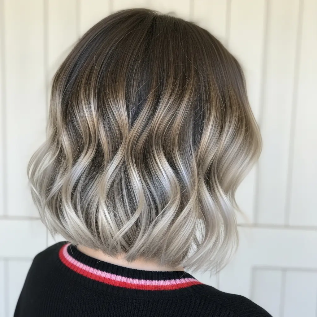 #10 Short Sliced Cut for Wavy Hair