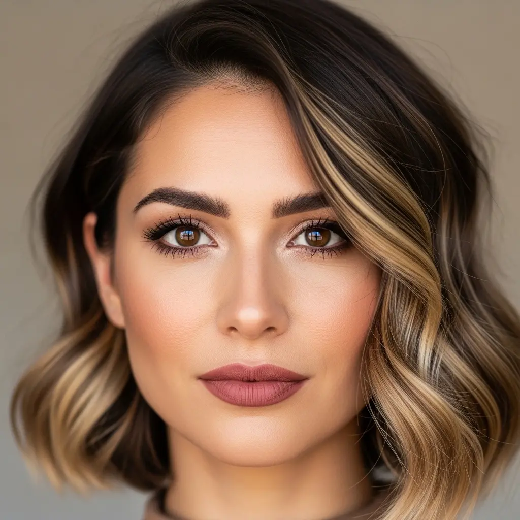 #10 Voluminous Short-to-Medium Wavy Hair