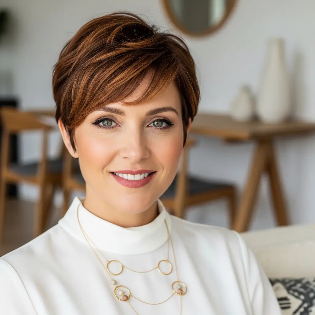 #11 Spiky Pixie for a Bold Statement