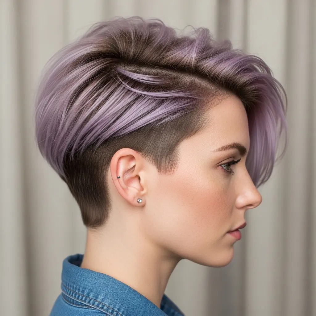 #11 Shaved Stacked Bob