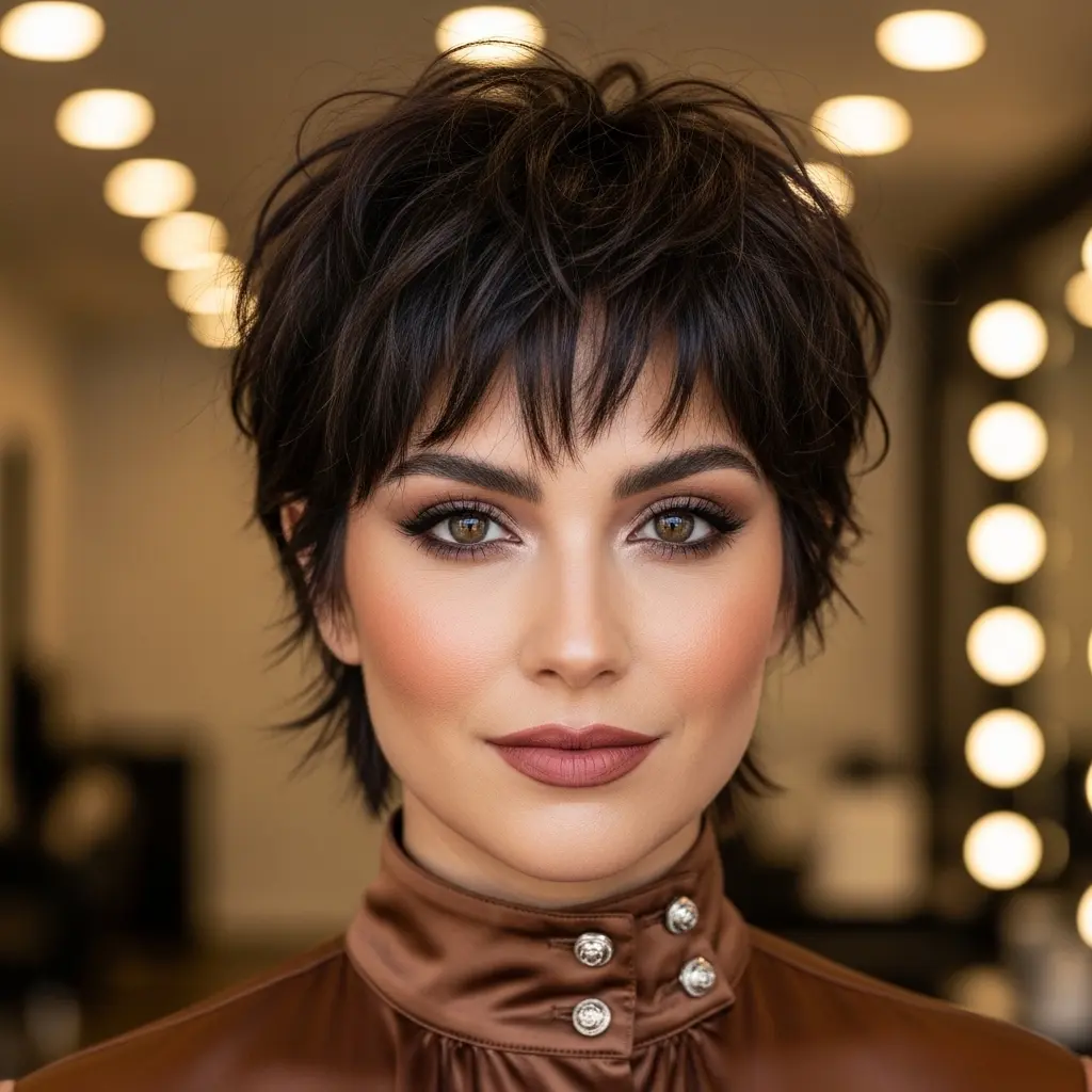 #11 Tousled Chin Bob with Shagged Layers