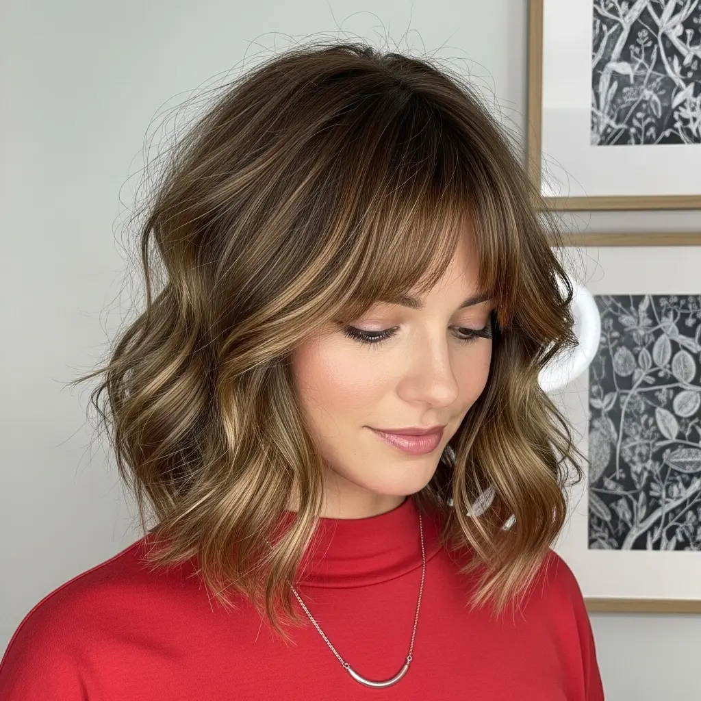 #12 Short Bob with Layers and Bangs