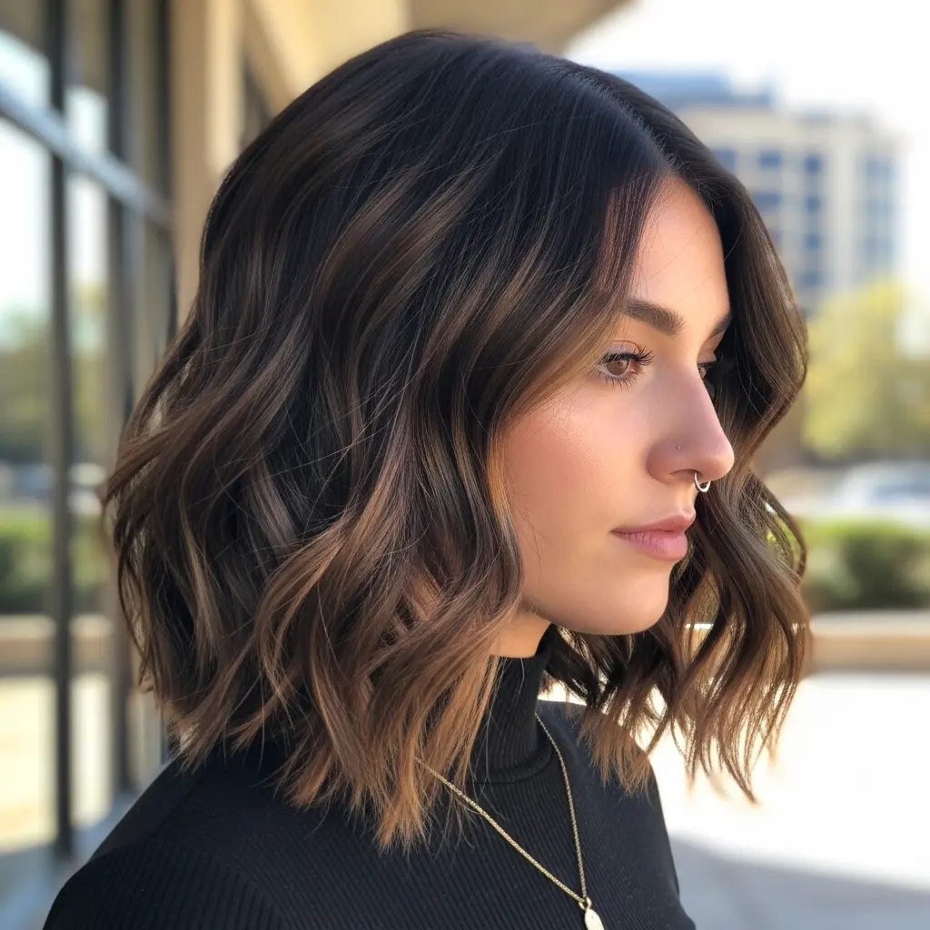 #13 Voluminous Sliced Layered Bob