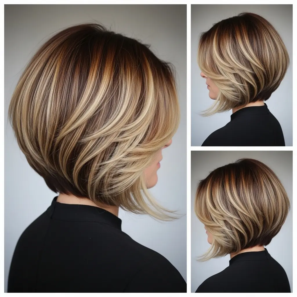 #13 Stacked Bob with an Undercut Design